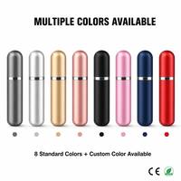 Proveedor Profesional de Atomizadores de Perfume Recargables de Viaje de 5 ml con Fondo de Aluminio Personalizados