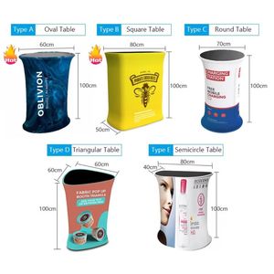 Mesa hidráulica de podio frontal emergente promocional rápida portátil personalizada para eventos de exhibición de ferias comerciales - Product Image 3