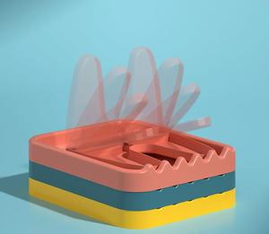Organizer da cucina pieghevole per spatola supporto per cucchiaio supporto per cucchiaio supporto per coperchio in plastica <span class=keywords><strong>poggia</strong></span> cucchiaio da cucina utensile in plastica - Product Image 3