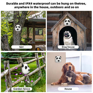 Panda <span class=keywords><strong>Image</strong></span> Smart Outdoor Hunde rinden stopper 50 Fuß Reichweite Ultraschall Hunde rinde Repeller Wasserdichter Kunststoff Hundes topper - Product Image 5