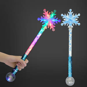 Concert Christmas <strong>Party</strong> Led Toys Magic Light up <strong>Frozen</strong> Snowflake Wand for Children New Year Decoration <strong>Supplies</strong> Flashing Stick - Product Image 3