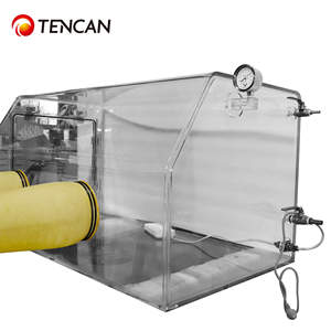 TENCAN Boîte à gants transparente en acrylique pour usage industriel en laboratoire, étanche à l'air et à la poussière - Product Image 4
