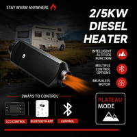 5KW 12V 24V Diesel-Standheizung Split-Luftheizung mit LCD-Fernbedienung für LKWs, Wohnmobile, Busse, Autos, Boote, Vans