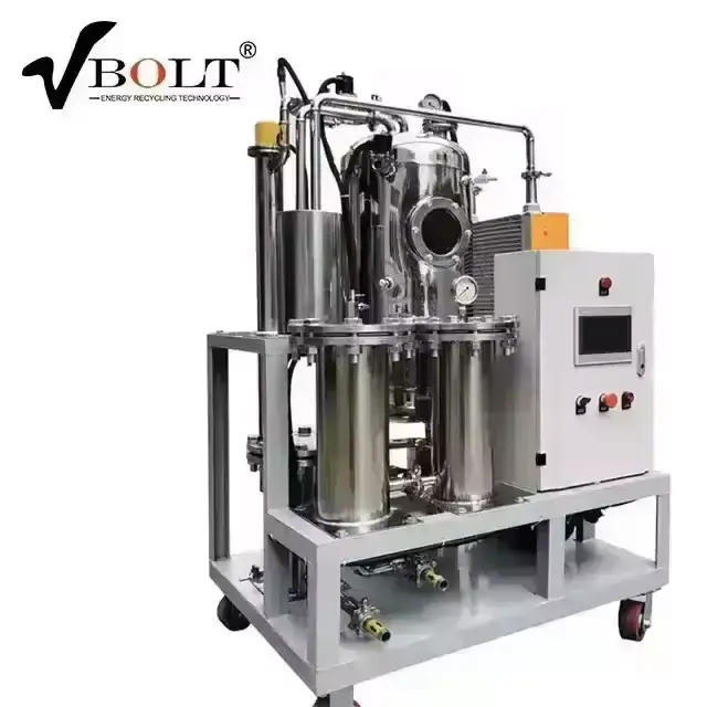 Stainless steel used waste cooking oil Eatable oil filtration purifier