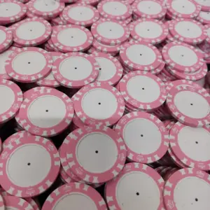 14G Kosong Mahkota Tanah Liat Poker Chip Grosir untuk Pasar Amerika Serikat (Tanpa Stiker Inlay)