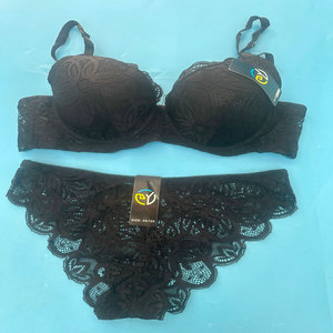 Modello da 1.68 dollari CG048 taglia 36-46 Set di Lingerie pronta taglia Plus Size Push up reggiseno e collant per donna - Product Image 4