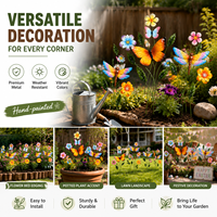 Vente en gros usine MIAO – Inserts métalliques artisanaux personnalisables avec finition thermolaquée pour la décoration de jardins