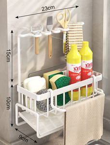 Estante de Almacenamiento de Cocina Moderno y Sostenible de Acero Inoxidable para Vajilla, Uso en Encimera de Fregadero - Product Image 5