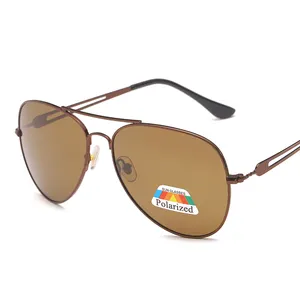 PIANGUANG-gafas de sol clásicas Unisex, lentes polarizadas con montura de Metal, protección UV 2015, para piloto, 100%
