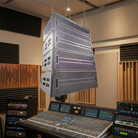 Haut-parleur Line Array externe à trois voies de performance professionnelle de grande envergure, série LS3 MRL, avec aimant néodyme, 8 Ohm 250W, enceinte en bois LF