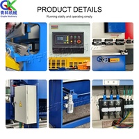 Machine de pliage hydraulique haute performance pour tôles d'acier, équipement robuste de pliage de métaux pour le traitement des plaques de fer