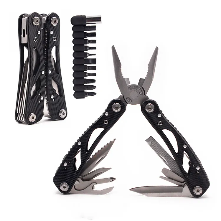 Multitool,Professional Stainless Steel Multitool Pliers Pocket Knife for Outdoor, Survival, Camping