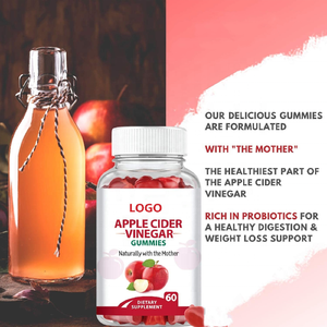 Etiqueta privada Vegano Orgánico ACV Gummy Protrotics <span class=keywords><strong>Vinagre</strong></span> <span class=keywords><strong>de</strong></span> sidra <span class=keywords><strong>de</strong></span> <span class=keywords><strong>manzana</strong></span> con la madre para una digestión saludable Soporte para la pérdida <span class=keywords><strong>de</strong></span> peso - Product Image 3
