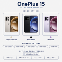 Nouveau smartphone OnePlus 15 5G original, Snapdragon 8 Elite Gen 5, triple appareil photo 50MP, double SIM, NFC, débloqué, téléphone mobile OPPO 5G