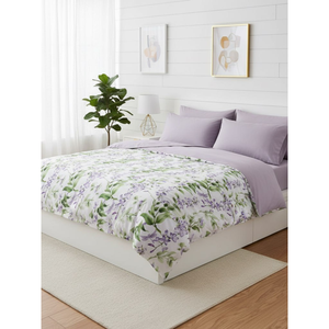 Lavender Bedlinen <b>Set</b> Soft Cotton Floral Lavender <b>Bedding</b> <b>Set</b> Comfortable Breathable Home Textile OEM Supplier - Product Image 3