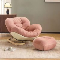 Fauteuil de relaxation moderne et confortable de luxe nordique pour chambre individuelle et salon, durable, pour appartement, hôtel, extérieur