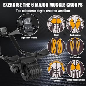 ZJFIT Roue d'exercice abdominale personnalisable avec logo, équipement <span class=keywords><strong>de</strong></span> <span class=keywords><strong>fitness</strong></span> pour la maison et la salle <span class=keywords><strong>de</strong></span> sport – Offre Spéciale - Product Image 3