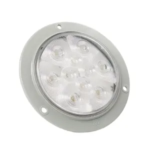 12V 24V 4 "Flush Mount Luzes Da Cauda do Reboque LEVOU Caminhão 4 polegadas ip67 Rodada Parar Turn Signal