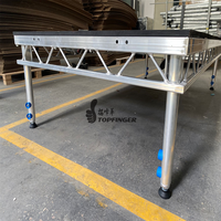 Topfinger 2025 Pont de scène en aluminium léger de haute qualité pour les événements et les performances | Prolyte LiteDeck durable et modulaire 4 * 8ft
