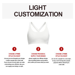 Sujetador Deportivo Superelástico para Mujer, Top de Nylon para Entrenamiento Físico, Sujetador Sexy Blanco para Ejercicio, Ropa Deportiva - Product Image 4