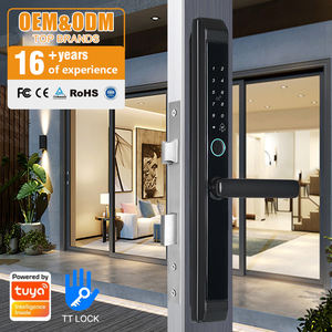 טלוק אפליקציה לטלוק אפליקציה חכמה נעילה דיגיטלית רזה מנעול דלת חכמה עם גליל נעילה דלת אלומיניום - Product Image 1