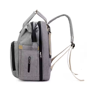 Portable Oxford Cloth Folding <strong>Bed</strong> Mummy Bag Waterproof Lightweight Large Capacity Baby Diaper <strong>Backpack</strong> Women's Outdoor <strong>Backpack</strong> - Product Image 3