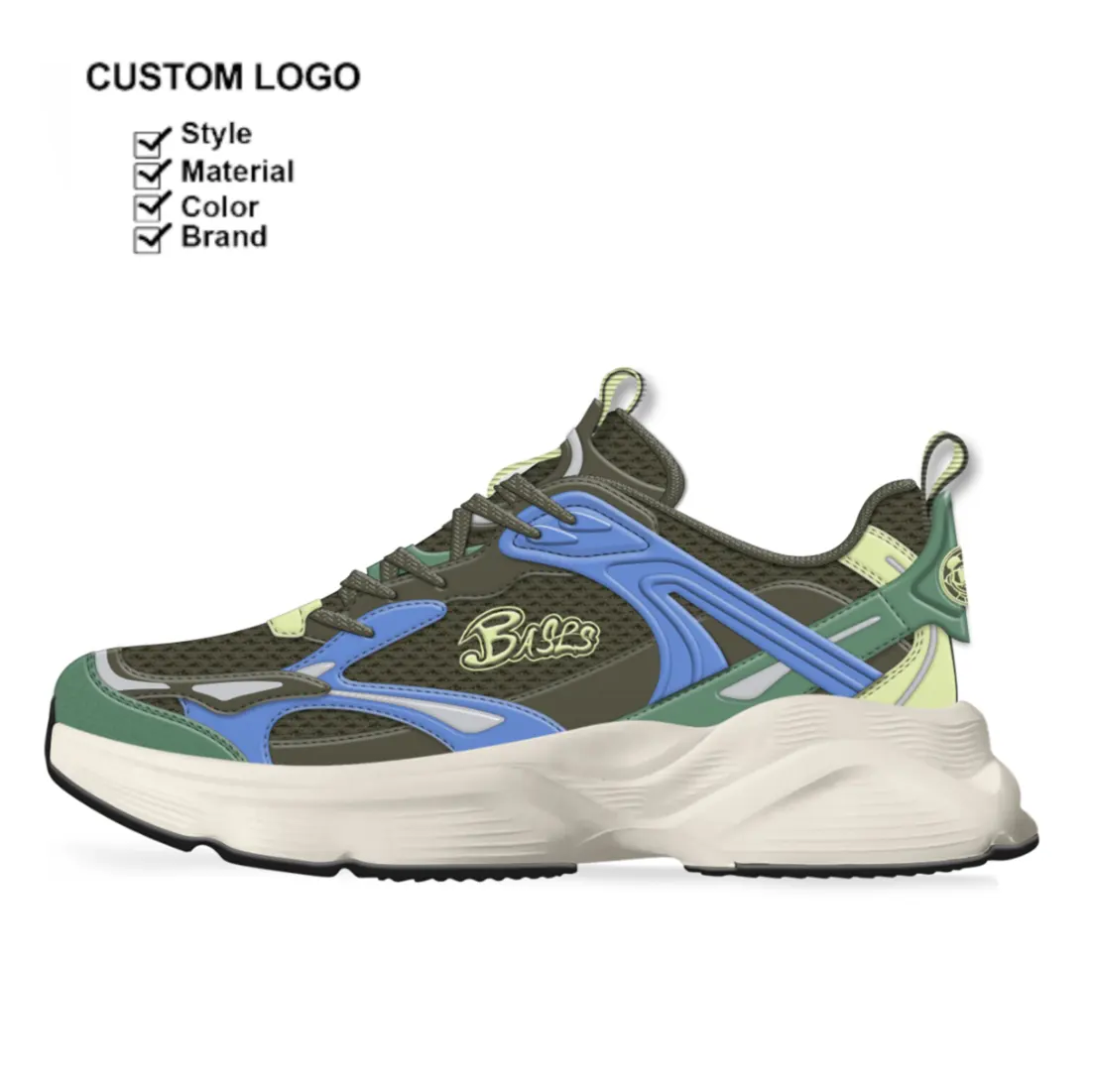 2024 in pelle pieno fiore Logo personalizzato Designer fabbrica Low taglio di personalizzazione degli uomini Casual Sneakers uomo scarpe con scatola
