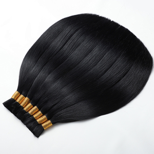 Cuticola di qualità allineata 100% russo Raw capelli umani capelli umani Remy capelli biondi massa umani Remy naturale per l'estensione dei capelli all'ingrosso