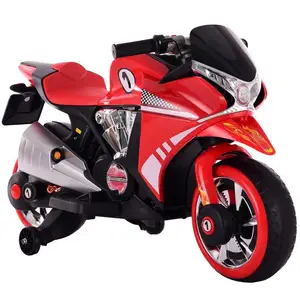 Ot-motocicleta eléctrica para niños, vehículo de 6V de batería, material plástico