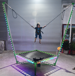 <span class=keywords><strong>Lit</strong></span> de saut à LED à lumière unique trampoline élastique <span class=keywords><strong>électrique</strong></span> d'extérieur pour enfants pliable avec un excellent rapport qualité-prix - Product Image 4