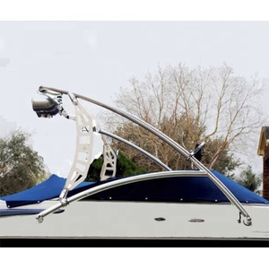 Tour de propulsion en aluminium pour bateau, revêtement noir - Product Image 2