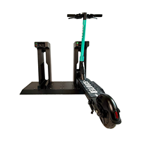 Punto de carga modular para alquiler de bicicletas eléctricas públicas y sistemas de patinete compartido