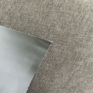 Tessuto per tende Blackout resistente al fuoco con cappotto Grey sul retro - Product Image 2