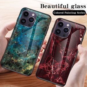 <span class=keywords><strong>Funda</strong></span> de Lujo de Cristal Templado con Efecto Mármol para <span class=keywords><strong>iPhone</strong></span> 17 16 15 14 Samsung S24, Cubierta Rígida para Todos los Modelos de Móviles, Venta al por Mayor - Product Image 2