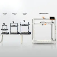 Imprimante 3D FDM haute vitesse OrangeStorm Giga de grande taille (800*800*1000mm) avec nivellement automatique, multi-buses et plateau chauffant PLA