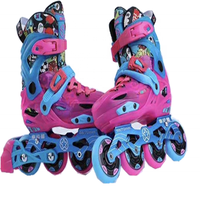 Réglable freestyle transparent dur shell patin à roues alignées pour enfants