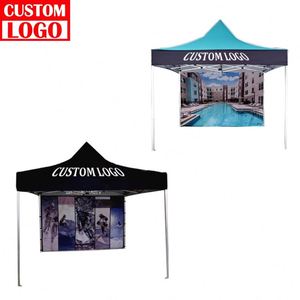 Low MOQ Custom Printed Pop up <b>Canopy</b> 10x10ft Waterproof Gazebo <b>Tent</b> for Retail Brands - Product Image 1