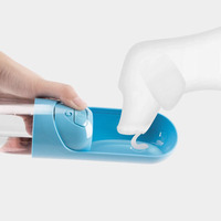 Dropshipping en ligne, best-seller, 2 en 1, bouteille d'eau portable pour chien, pour promenades et voyages, pour animaux de compagnie
