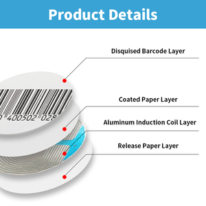 Synmel <span class=keywords><strong>Eas</strong></span> 8.2Mhz <span class=keywords><strong>RF</strong></span> Chống Trộm Nhãn Với Mã Vạch An Ninh Nhãn Mềm Cho Siêu Thị <span class=keywords><strong>Eas</strong></span> Hệ Thống - Product Image 4