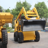 Loader Skid Steer Mini XCM XC7-SR04 Cina 0.17m3 dengan Hammer untuk Konstruksi