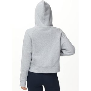 Sweat-shirt en molleton à capuche entièrement zippé pour femme FOXA avec poches et trous pour les pouces, veste de sport - Product Image 3