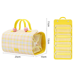 4 kits de sacs de maquillage/kit de toilette à suspendre, organisateur de voyage pour femmes, 4 sacs de rangement amovibles - Organiser le maquillage, les cosmétiques - Product Image 6