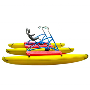 Bicicleta Acuática de <span class=keywords><strong>Pedales</strong></span> para 3 Pasajeros, Fabricada en Plástico, Bote Flotante, Catamarán en Venta - Product Image 3