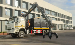 Stahl kipper <span class=keywords><strong>HOWO</strong></span> 380 PS Muldenkipper mit Stahl greifer kran - Product Image 2