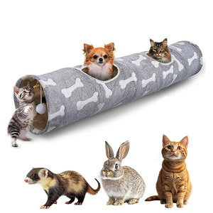 <span class=keywords><strong>Tunnel</strong></span> per Gatti e Cani Personalizzato OEM ODM, Nido Quadrato Pieghevole Sostenibile in Peluche, <span class=keywords><strong>Tunnel</strong></span> per Gatti in Velluto e Flanella con Motivo Solido - Product Image 6