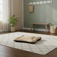 Lit et coussin pour animaux de compagnie, taille L, doux, moderne, uni, lavable, réversible, pour chiens et chats, portable, léger, 70 cm * 52 cm