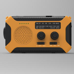Portable Factory OEM Solar <b>Hand</b> Crank Radio AM FM WB 3 Band 4000mAh Portable Outdoor Camping Radio Weather Alert Rechargeable - Product Image 3