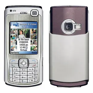 Untuk Ponsel N70 3G 2.1 "2MP FM Radio Symbian OS N70 Ponsel Tidak Terkunci Geser
