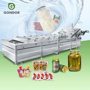 Pasteurizador de Túnel para Pasta de Tomate, Esterilizador de Botellas para Mermelada, Máquina de Pasteurización de Latas de Bebidas - Product Image 1