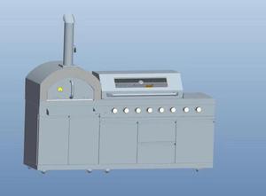 304 Stainless Steel Outdoor Kitchen Pizza <b>Oven</b> for Baking Luxury Portable Gas and Charcoal Bbq Grills Wood Fire RAYL - Product Image 6